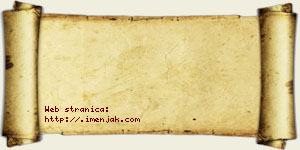 Valentina Abramović vizit kartica